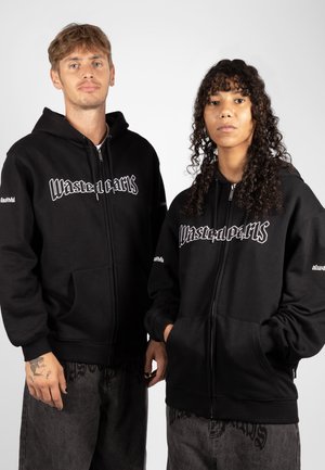 UNISEX - Užtrauktuku užsegamas treningas - black
