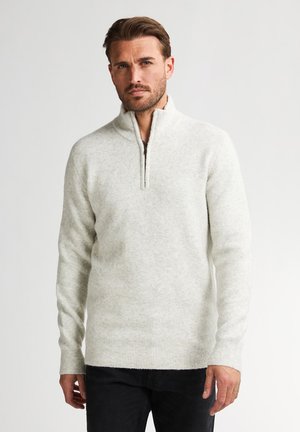 Petrol Industries, COLLAR - Strickpullover - antique white melee