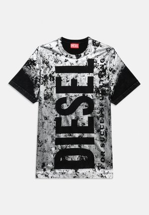 Diesel TABOXTAR OVER UNISEX - T-shirts print - nero