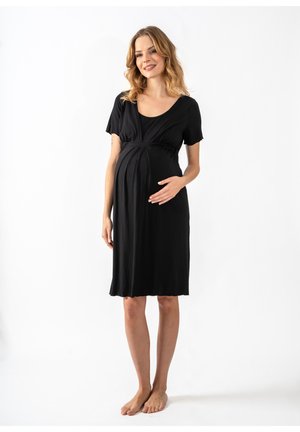 MATERNITY NURSING 2 IN 1 BASIC - Nachthemd - black