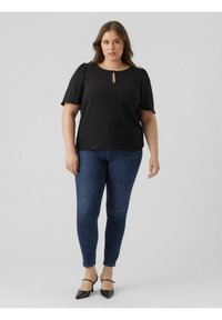 Vero Moda Curve Bluza - black