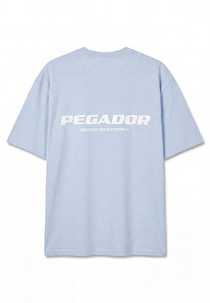 Pegador, COLNE LOGO - T-shirts print - ocean blue/white