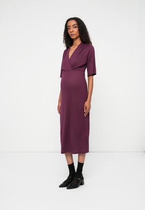MLMAEVE TESS MIDI DRESS - Rochie din jerseu - winetasting