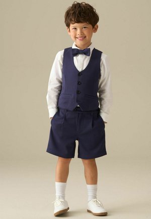 Angel & Rocket, REGULAR FIT - MADDOX PLEAT FRONT SMART SHORTS - Shorts - blue