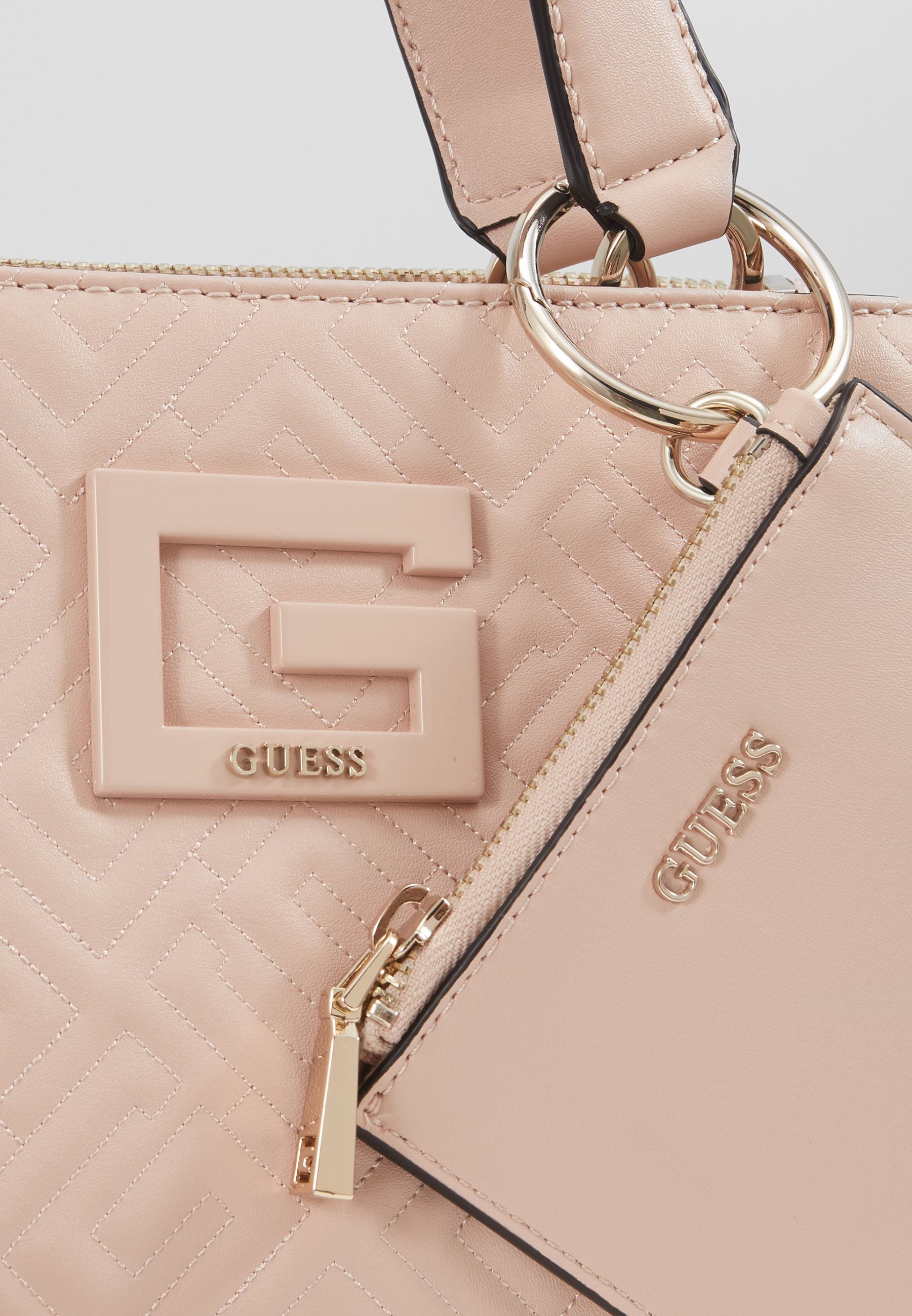 Guess JANAY SMALL SOCIETY SATCHEL SET Håndveske rosewood Guess JANAY SMALL SOCIETY SATCHEL SET Håndveske rosewood