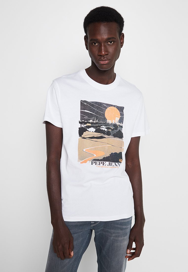 Pepe Jeans T-shirt print wit