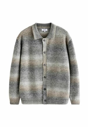 REGULAR FIT - Strickjacke - grey brown