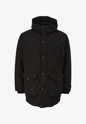 s.Oliver MIT VIELEN TASCHEN - Wintermantel - schwarz