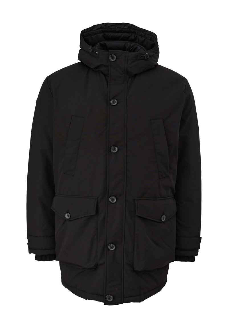 s.Oliver MIT VIELEN TASCHEN - Manteau d'hiver - schwarz