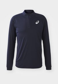 MATCH ZIP - Tops ar garām piedurknēm - midnight