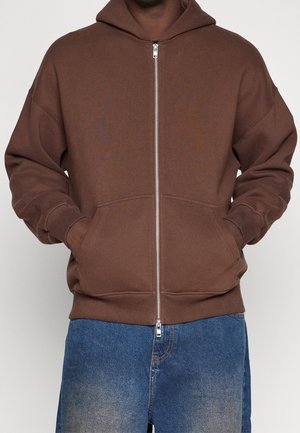 Abercrombie & Fitch, Sweat zippé - brown