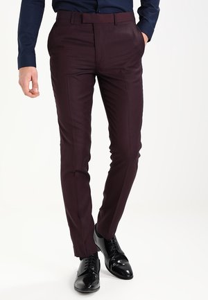 Pantaloni eleganti - bordeaux