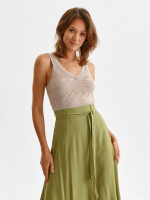 Top Secret Top - beżowy