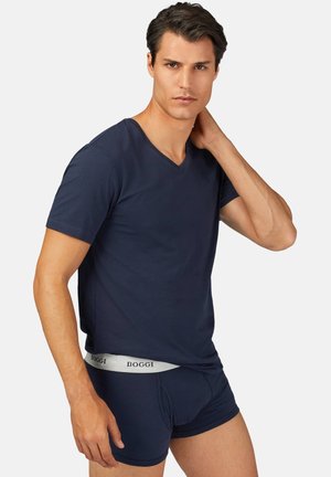 Boggi Milano SOFT STRETCH - Hemd - navy blue