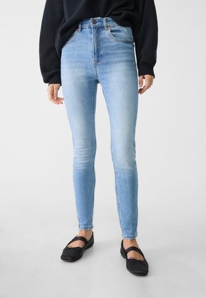 Jeans Skinny Fit - mottled light blue