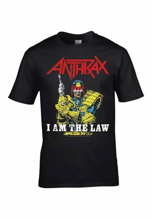 ANTHRAX I AM THE LAW   - T-shirt con stampa - black