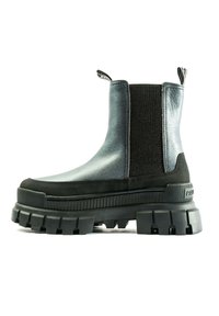 Palladium REVOLT RANGR  - Platåstövletter - dark silver