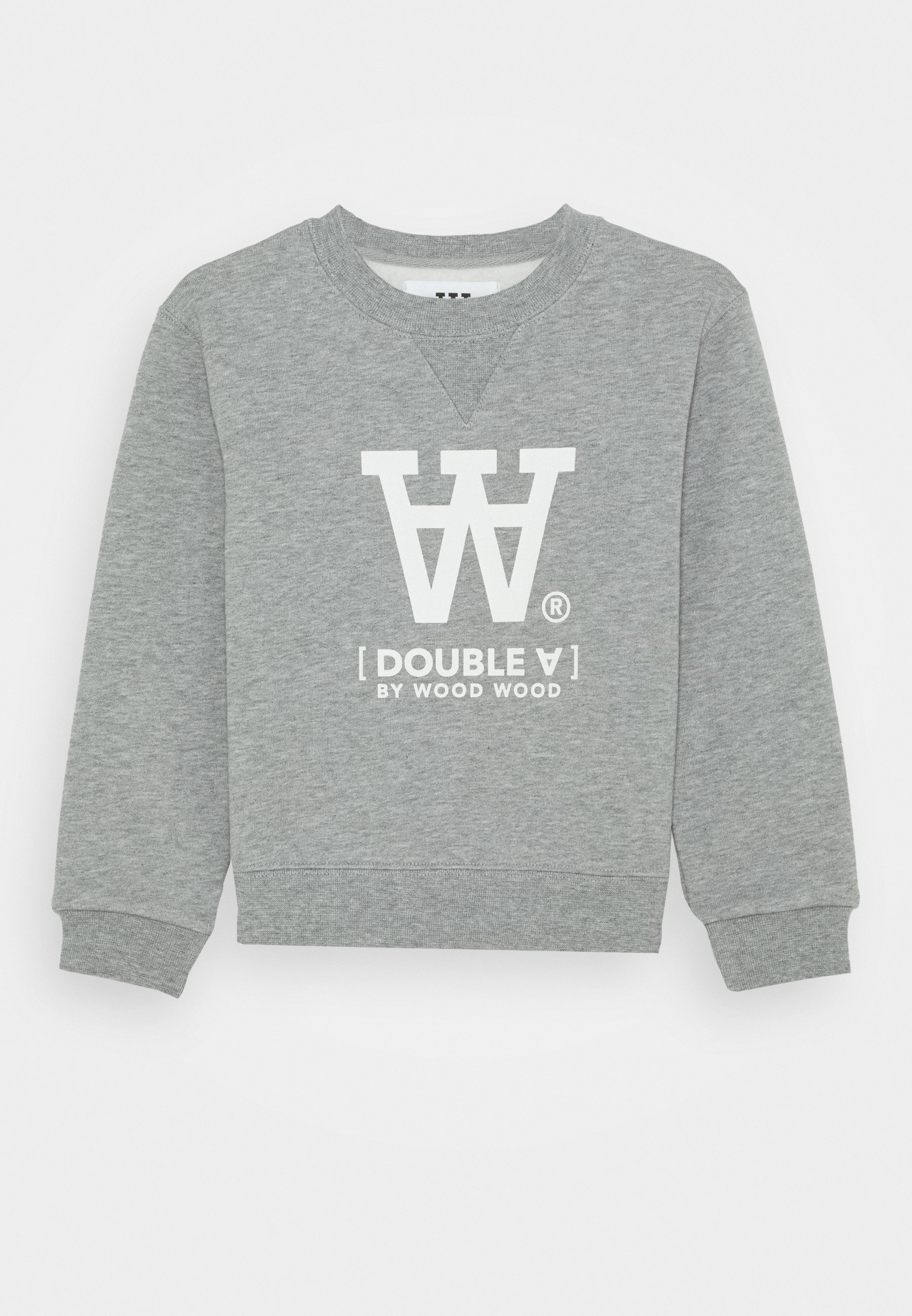 Wood Wood ROD KIDS Sweatshirt grey melange Zalando.no Abercrombie & Fitch HERITAGE RELAXED CREW - Sweatshirt - grey heather