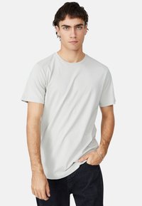 Longline Lace T-Shirt in Sky Fog - 2520509