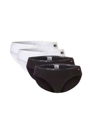 4-PACK - Bikinibroekje - white black