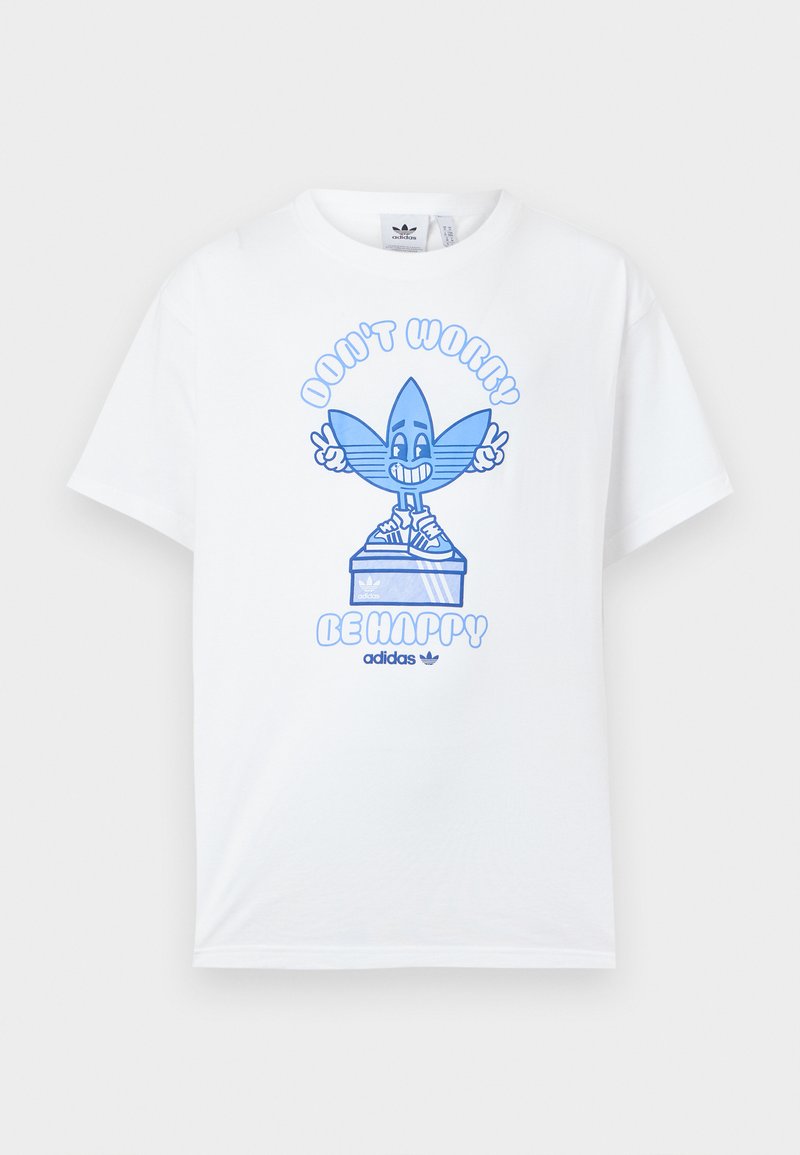 adidas Originals T-shirt print wit adidas Originals T-shirt print wit