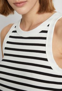 GAP HIGH NECK TANK - Felső - white/black