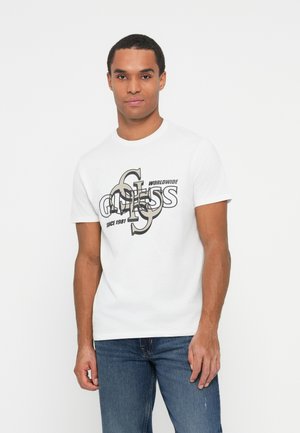 DROP SHADOW TEE - T-shirts print - pure white