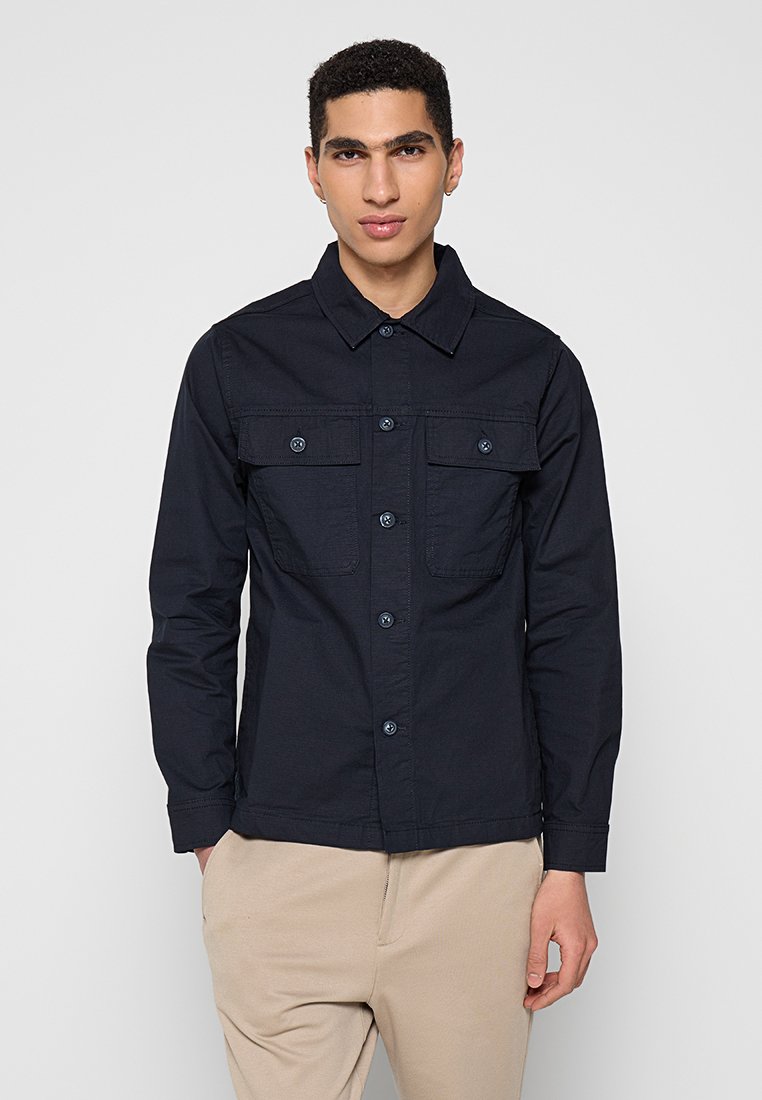 lindbergh Overhemd donkerblauw