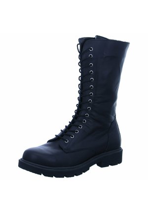 Bottes à lacets - schwarz