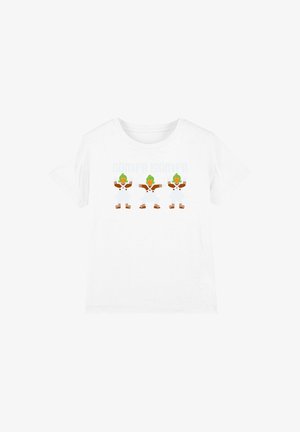 Warner Brothers, WILLY WONKA AND THE CHOCOLATE FACTORY/OOMPA LOOMPA UNISEX - Print T-shirt - white