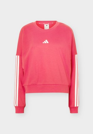 adidas Sportswear, ESSENTIALS 3 STRIPES - Sweater - power pink/white