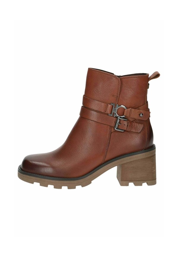 Ankle Boot - cognac nappa