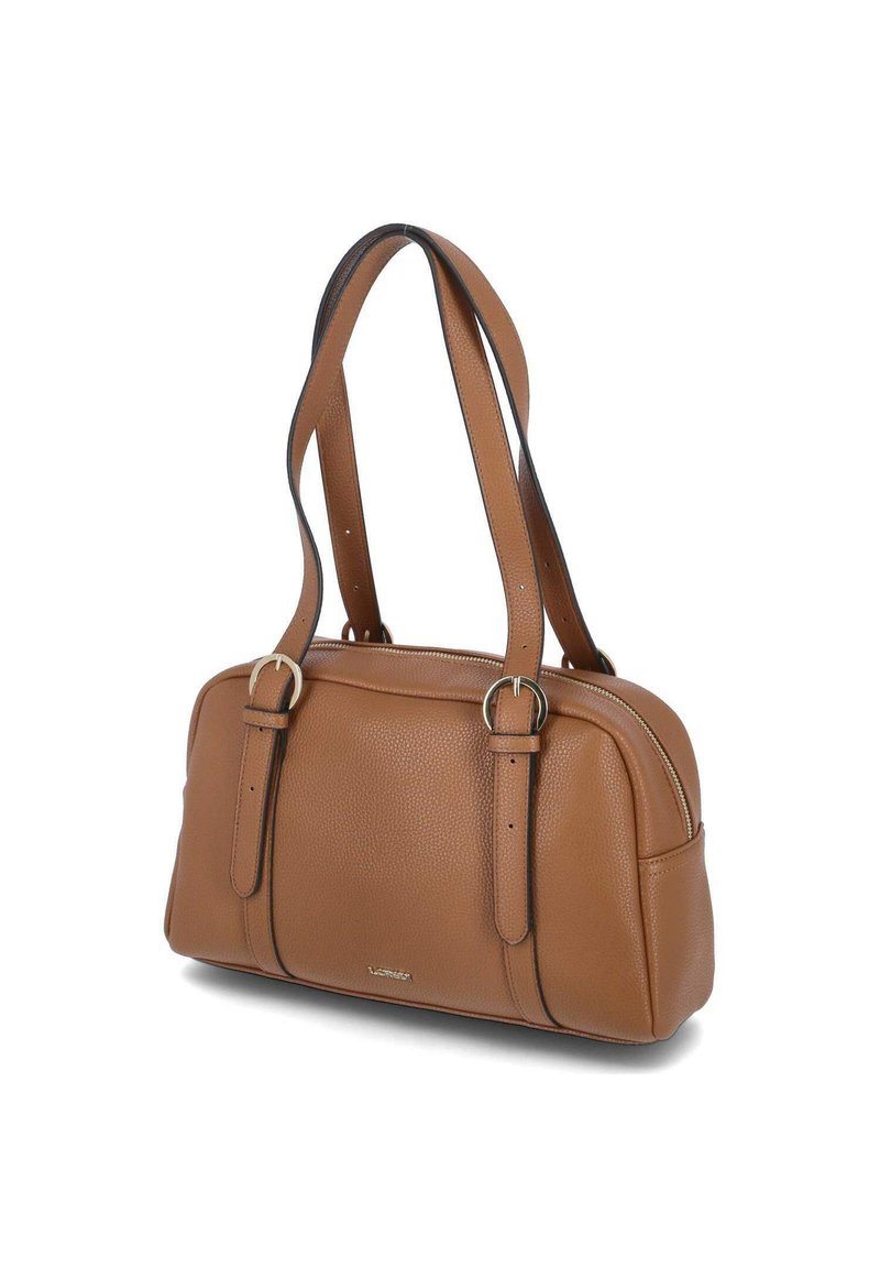 Sac à Dos L Credi – Simili Cuir, Fabriqué En Italie – Femme – Noir/marron/taupe
