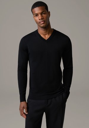 Strickpullover - schwarz