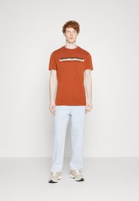 TOM TAILOR DENIM Printtipaita - soft autumn rust
