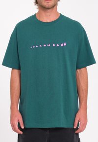 Volcom ARTHUR DINO - T-Shirt print - evergreen