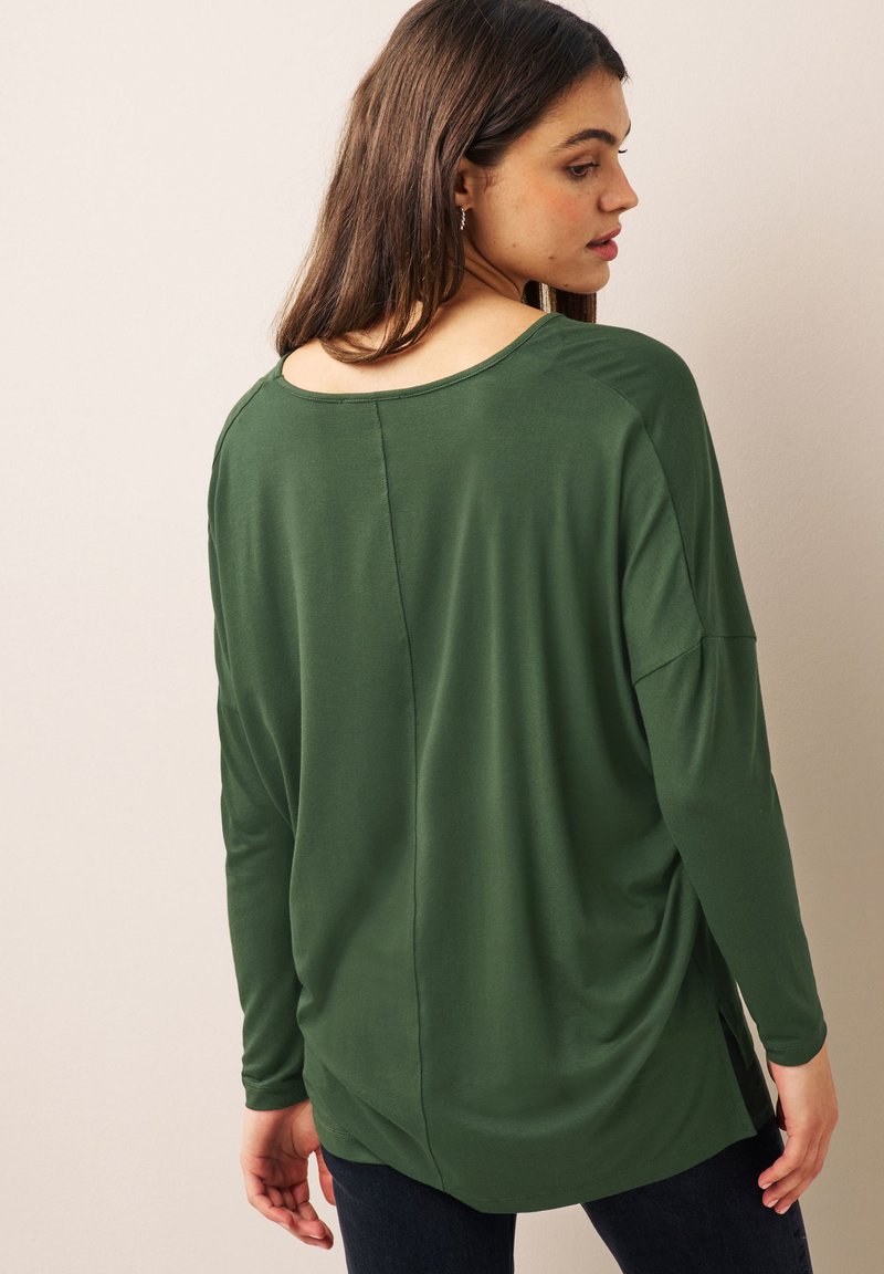 Next TALL - Langarmshirt - khaki green