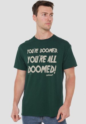 Warner Brothers, FRIDAY THE 13TH/DOOMED - Print T-shirt - dark green