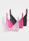 MISHA 3 PACK - Τριγωνικό σουτιέν - pink/pink/black