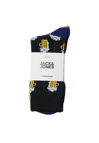 Jack & Jones 3ER PACK - RAVINGS MUSTER - Calcetines - schwarz blau