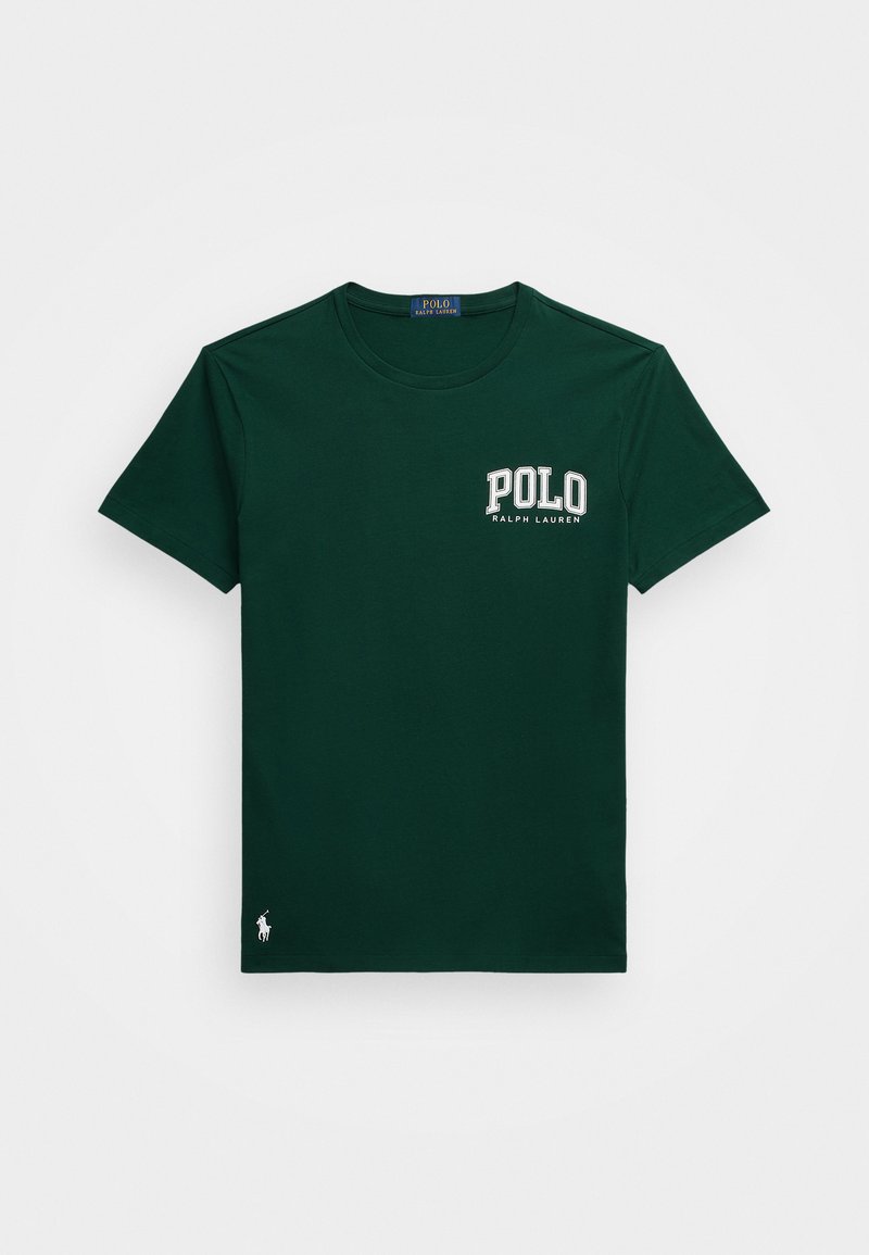 Polo Ralph Lauren CUSTOM SLIM FIT LOGO JERSEY T-SHIRT - Trükipildiga T-särk - moss agate