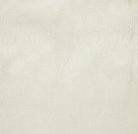 Wytłaczana tapeta o jasnobeżowym tle z falistymi literami, które tworzą słowa „RAGE”, „WEAR” i „AG”. 