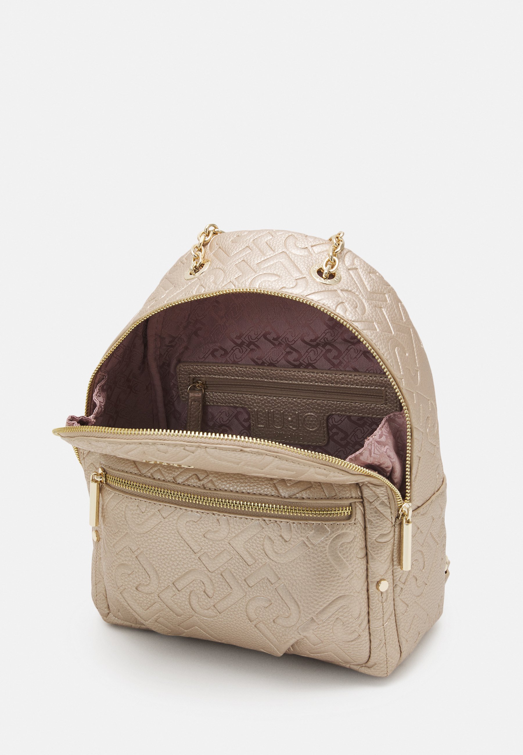 LIU JO BACKPACK M - Rucksack - light gold/gold-coloured - Zalando.co.uk