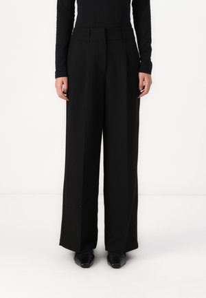 JDYCILLE WIDE PANT - Trousers - black
