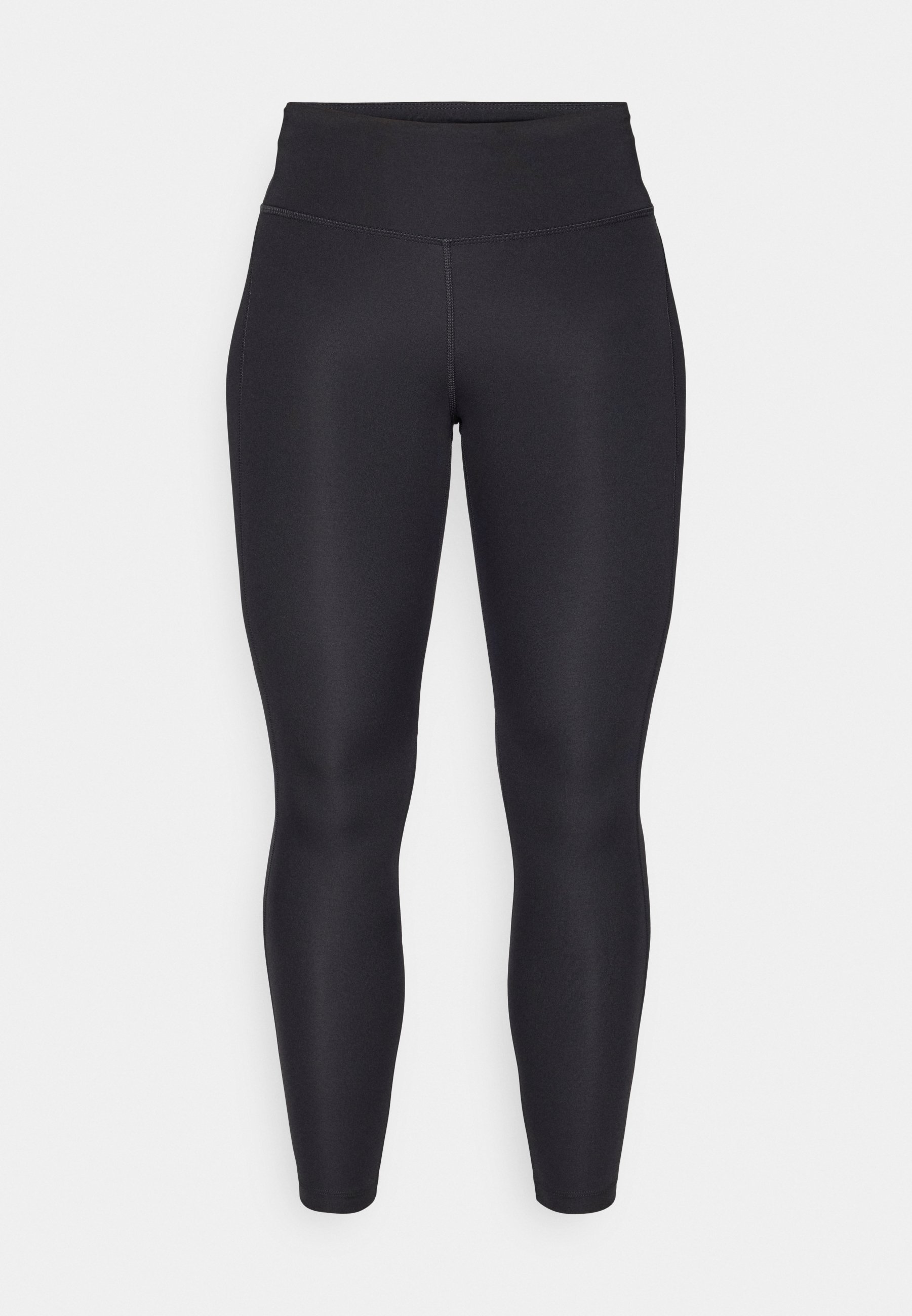 nike high waisted logo waistband black leggings