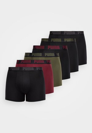 MEN EVERYDAY 6 PACK - Trumpikės - bordeaux/olive/black