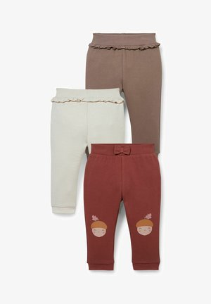 3 PACK - Pantalones - cremewhite