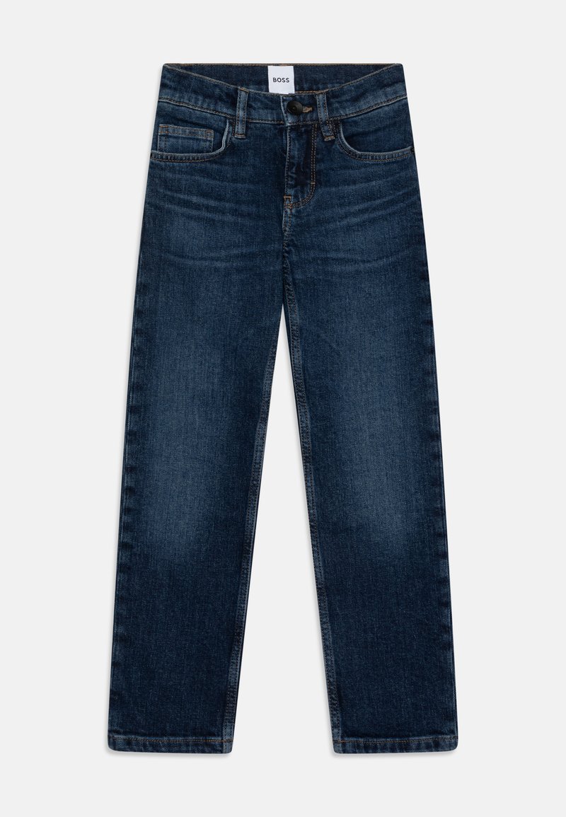 BOSS Kidswear Straight leg jeans blauw denim/bluedenim