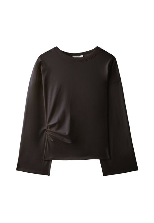 zalando — Stradivarius · LONG SLEEVE FITTED WAIST T-SHIRT - Maglietta a manica lunga