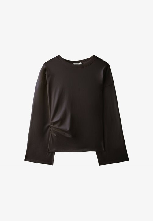 zalando — Stradivarius · LONG SLEEVE FITTED WAIST T-SHIRT - Maglietta a manica lunga